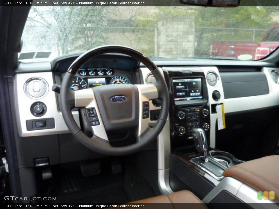 Platinum Unique Pecan Leather Interior Dashboard for the 2013 Ford F150 Platinum SuperCrew 4x4 #77053437