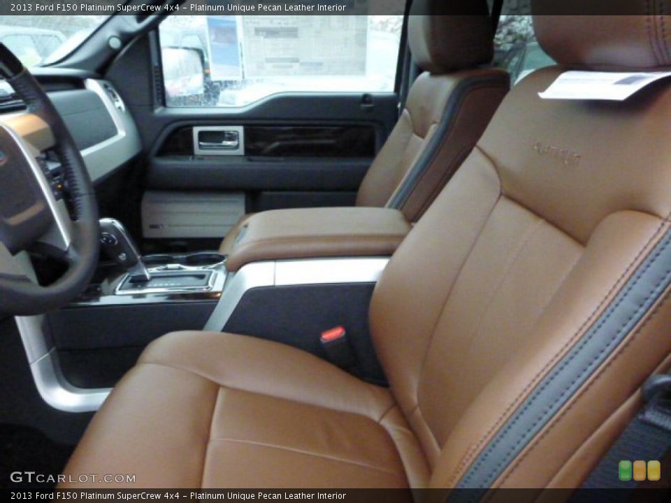 Platinum Unique Pecan Leather Interior Photo for the 2013 Ford F150 Platinum SuperCrew 4x4 #77054095