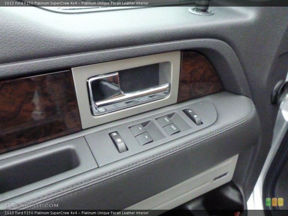 Platinum Unique Pecan Leather Interior Controls for the 2013 Ford F150 Platinum SuperCrew 4x4 #77054116