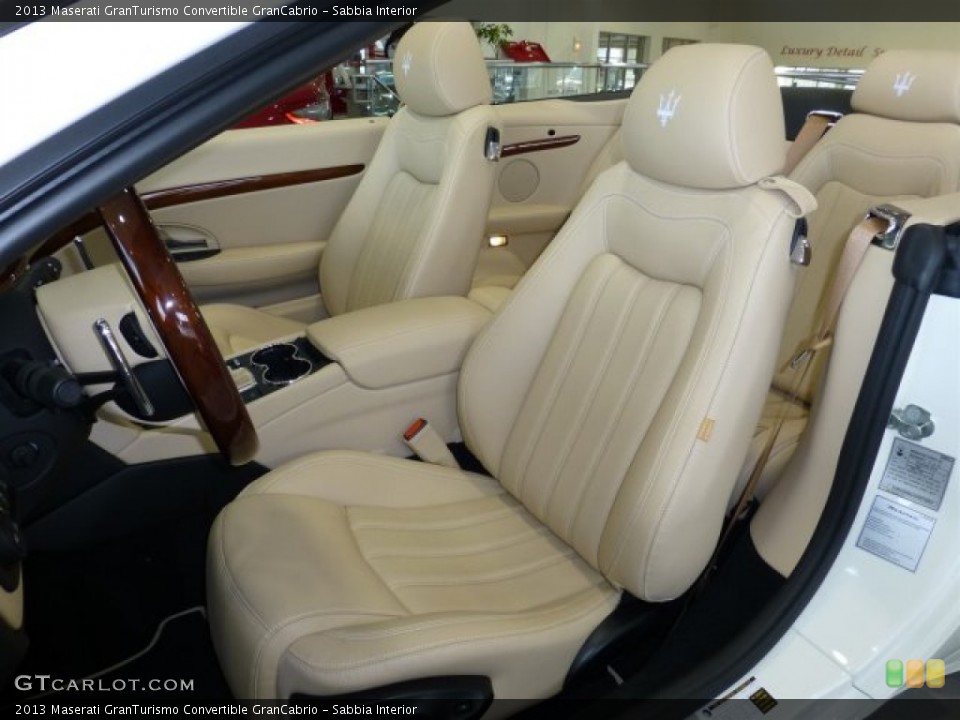 Sabbia Interior Front Seat for the 2013 Maserati GranTurismo Convertible GranCabrio #77055078