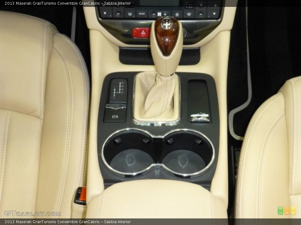 Sabbia Interior Transmission for the 2013 Maserati GranTurismo Convertible GranCabrio #77055217