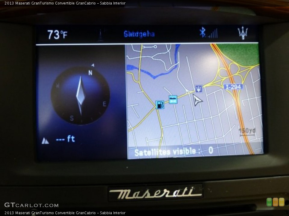 Sabbia Interior Navigation for the 2013 Maserati GranTurismo Convertible GranCabrio #77055247