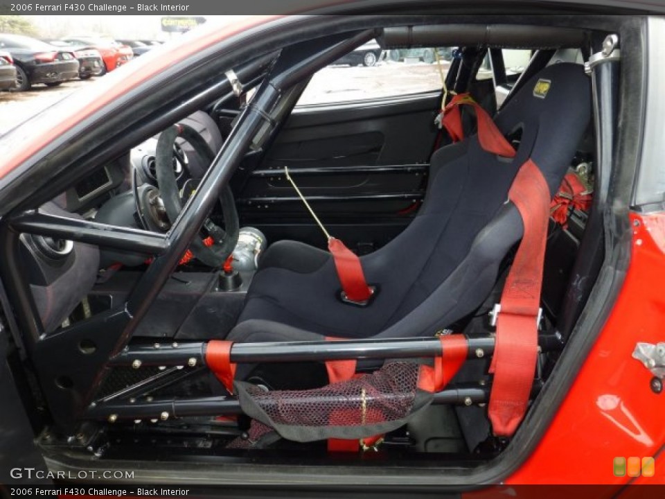 Black Interior Front Seat for the 2006 Ferrari F430 Challenge #77055486