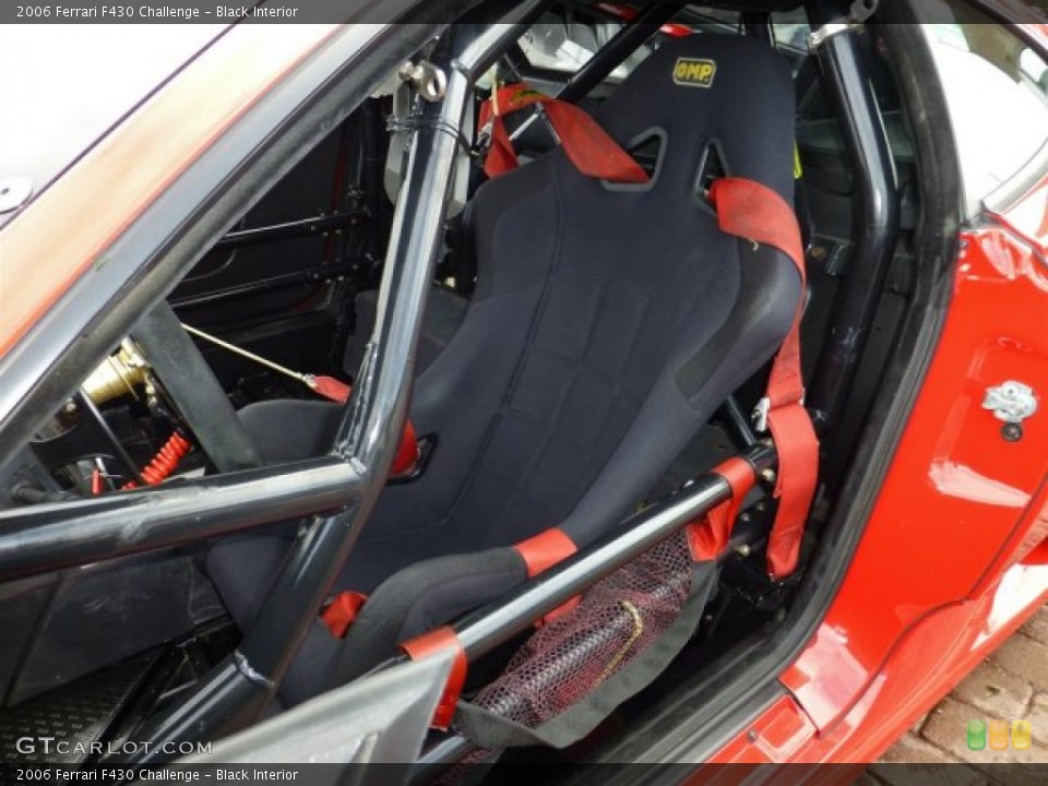 Black Interior Front Seat for the 2006 Ferrari F430 Challenge #77055495