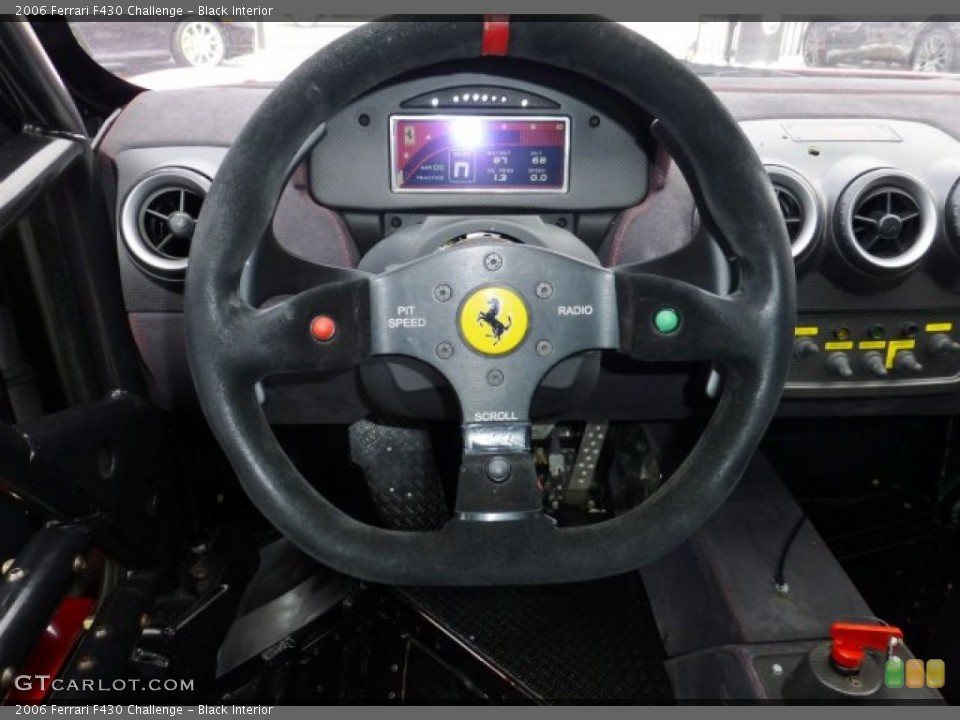 Black Interior Steering Wheel for the 2006 Ferrari F430 Challenge #77055514