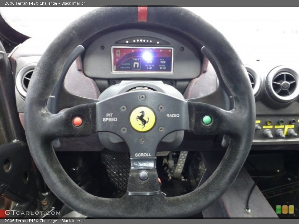 Black Interior Steering Wheel for the 2006 Ferrari F430 Challenge #77055517