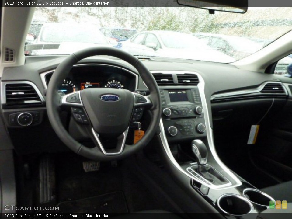 Charcoal Black Interior Dashboard for the 2013 Ford Fusion SE 1.6 EcoBoost #77056714