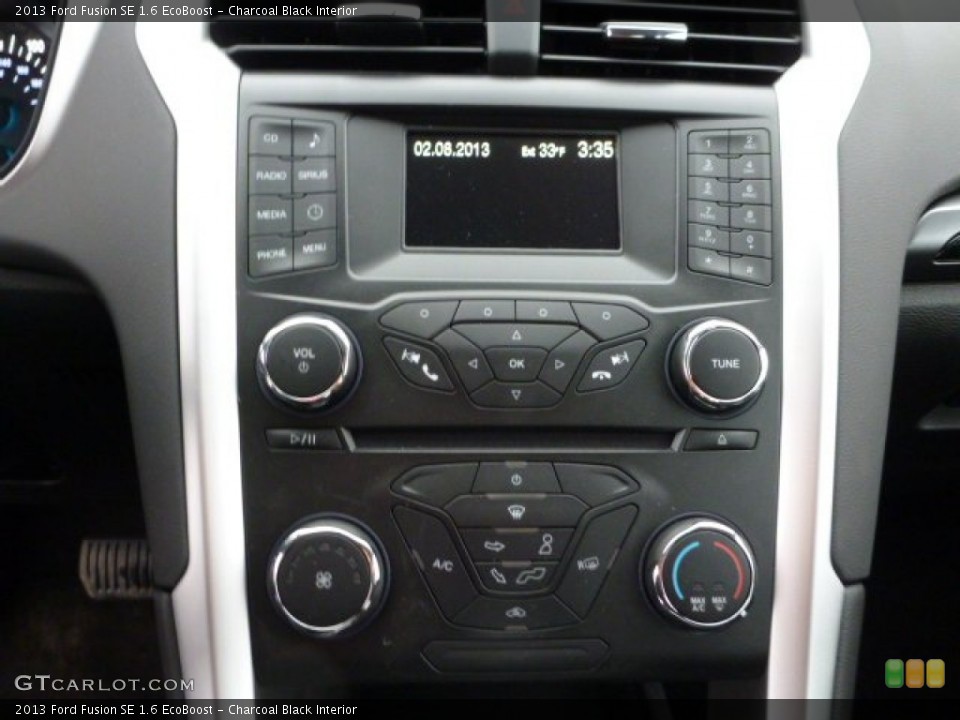 Charcoal Black Interior Controls for the 2013 Ford Fusion SE 1.6 EcoBoost #77056741