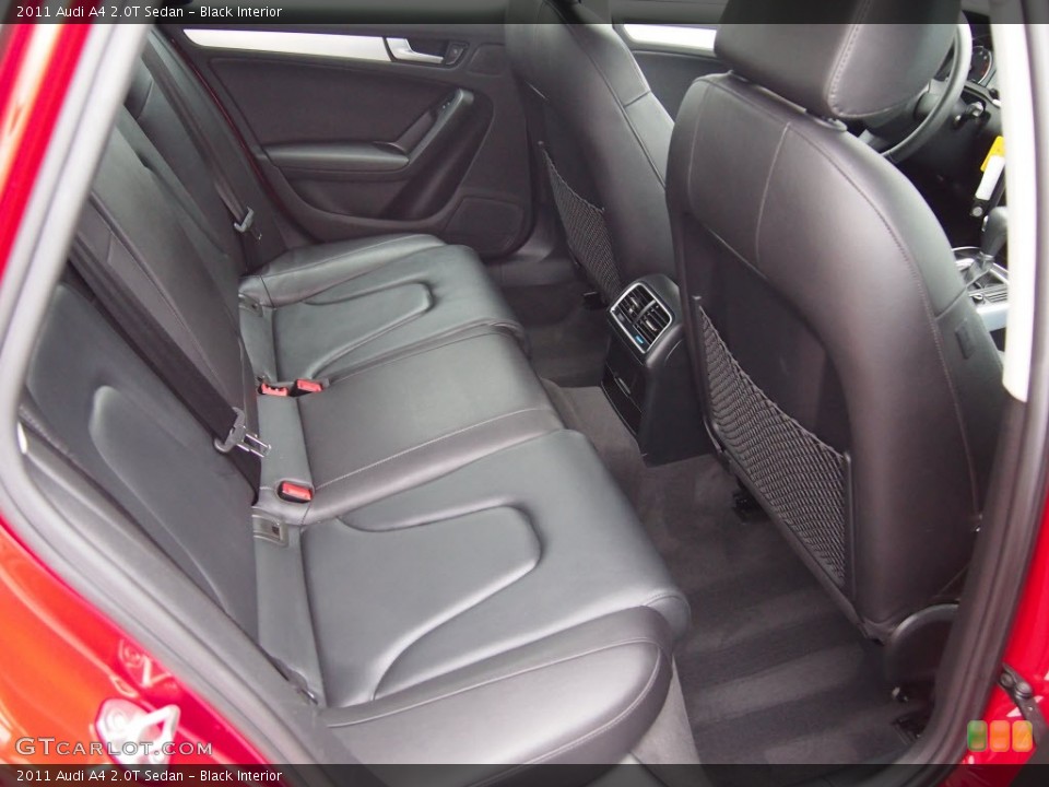 Black Interior Rear Seat for the 2011 Audi A4 2.0T Sedan #77057366