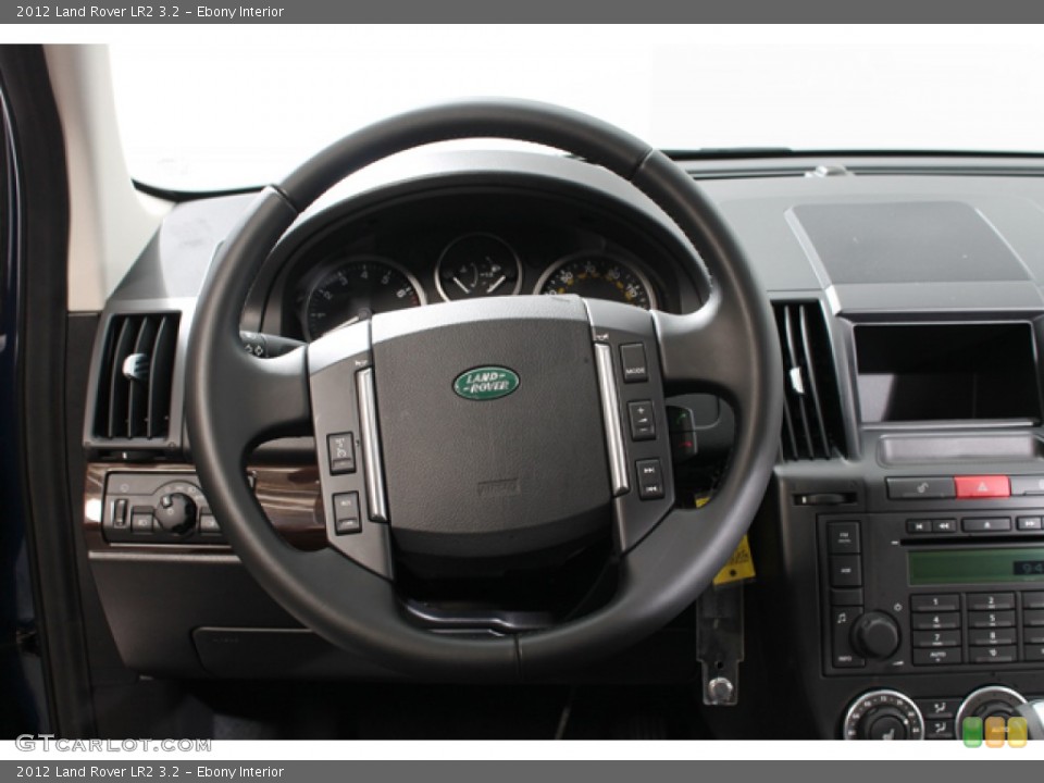 Ebony Interior Steering Wheel for the 2012 Land Rover LR2 3.2 #77058425