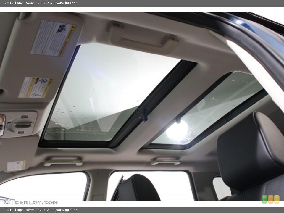 Ebony Interior Sunroof for the 2012 Land Rover LR2 3.2 #77058794
