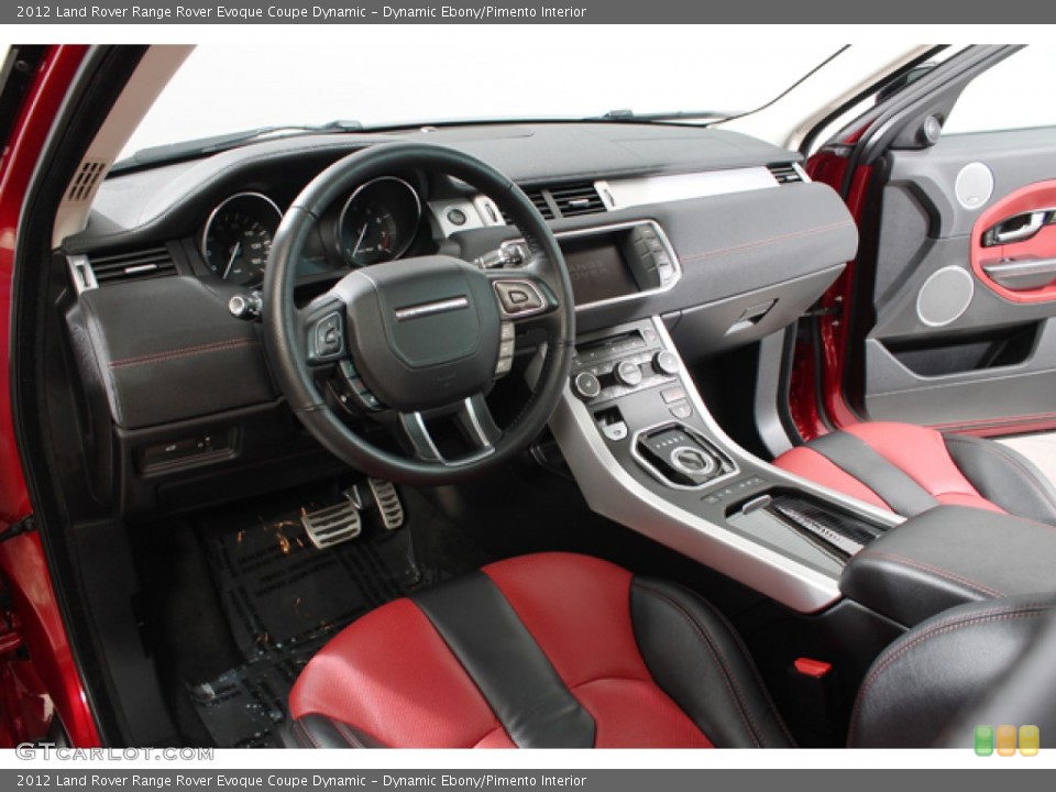 Dynamic Ebony/Pimento 2012 Land Rover Range Rover Evoque Interiors