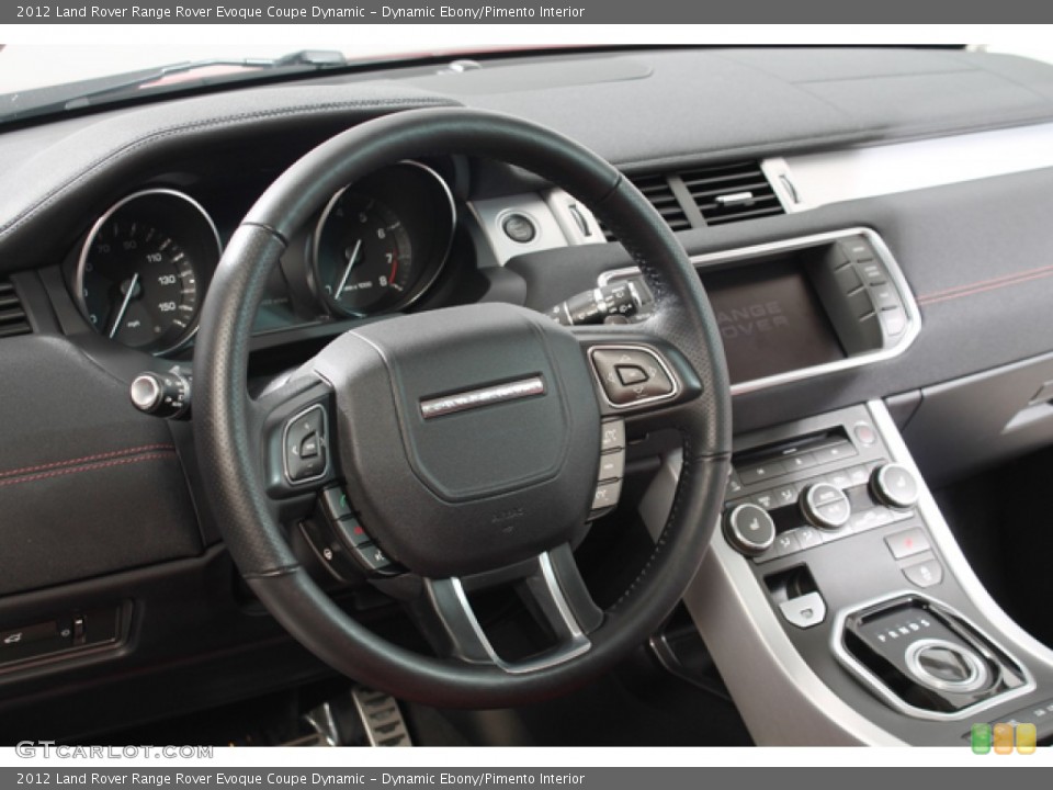 Dynamic Ebony/Pimento Interior Dashboard for the 2012 Land Rover Range Rover Evoque Coupe Dynamic #77059135