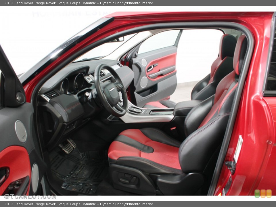 Dynamic Ebony/Pimento Interior Photo for the 2012 Land Rover Range Rover Evoque Coupe Dynamic #77059333