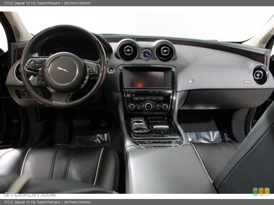 Jet/Ivory Interior Dashboard for the 2012 Jaguar XJ XJL Supercharged #77063455