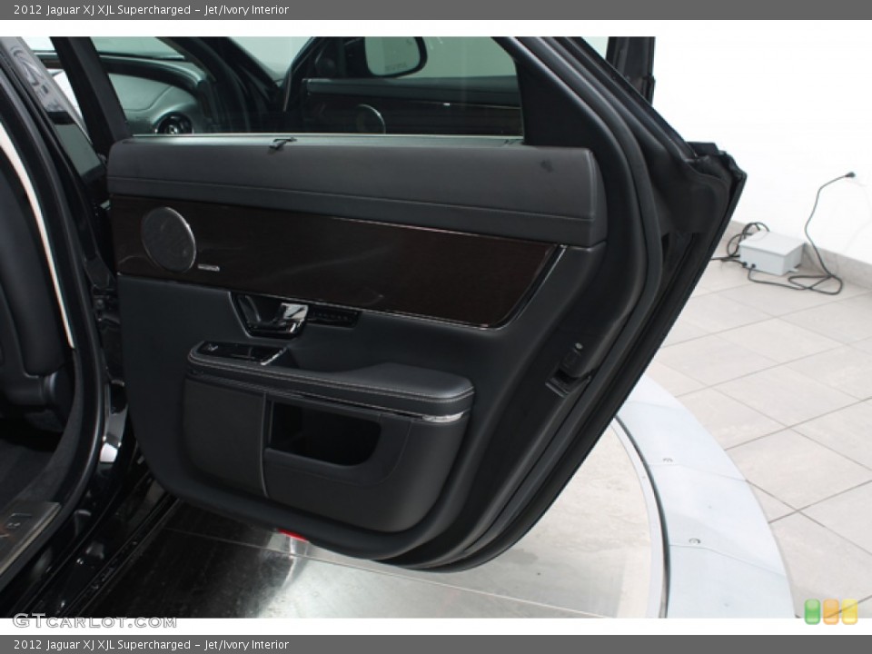 Jet/Ivory Interior Door Panel for the 2012 Jaguar XJ XJL Supercharged #77063595
