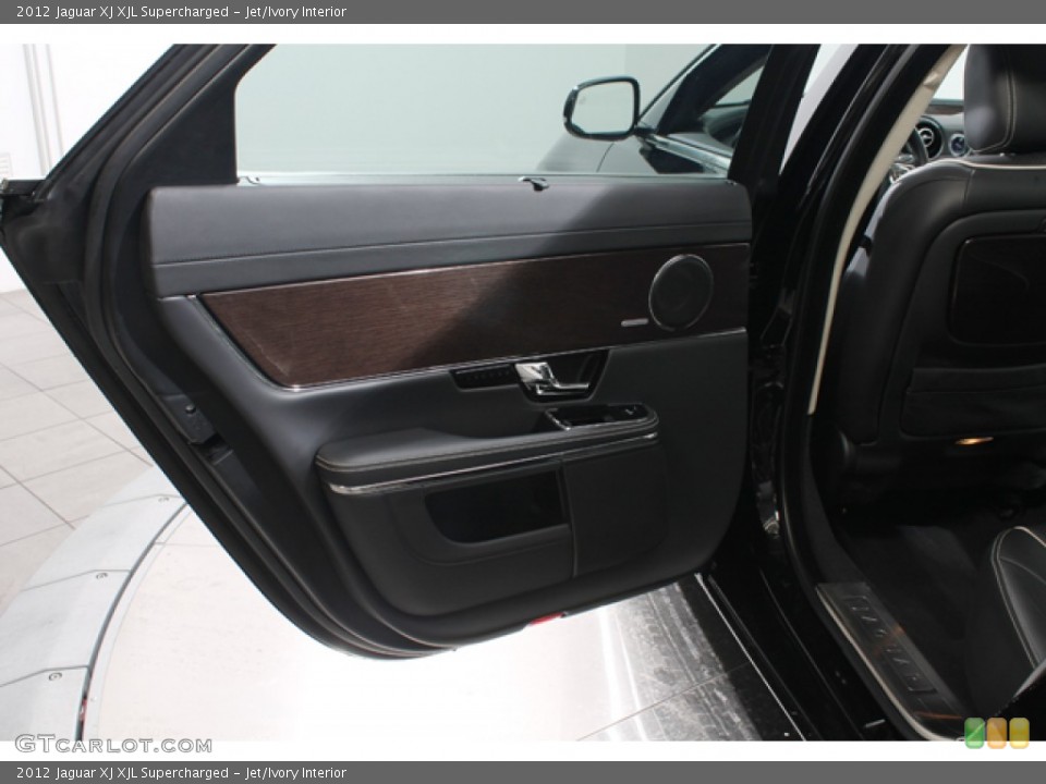 Jet/Ivory Interior Door Panel for the 2012 Jaguar XJ XJL Supercharged #77063611