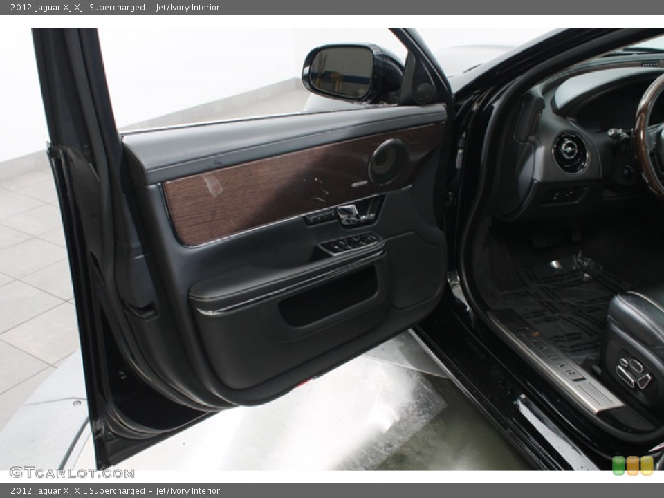 Jet/Ivory Interior Door Panel for the 2012 Jaguar XJ XJL Supercharged #77063635