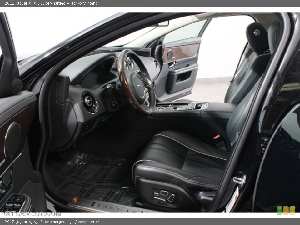 Jet/Ivory Interior Photo for the 2012 Jaguar XJ XJL Supercharged #77063662