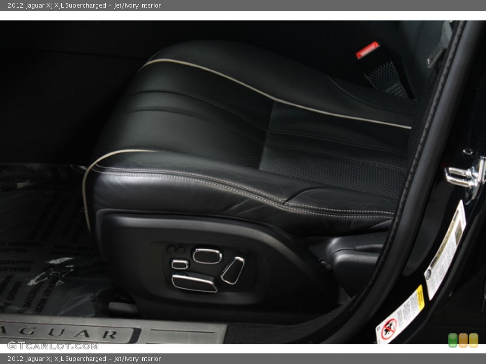 Jet/Ivory Interior Front Seat for the 2012 Jaguar XJ XJL Supercharged #77063686