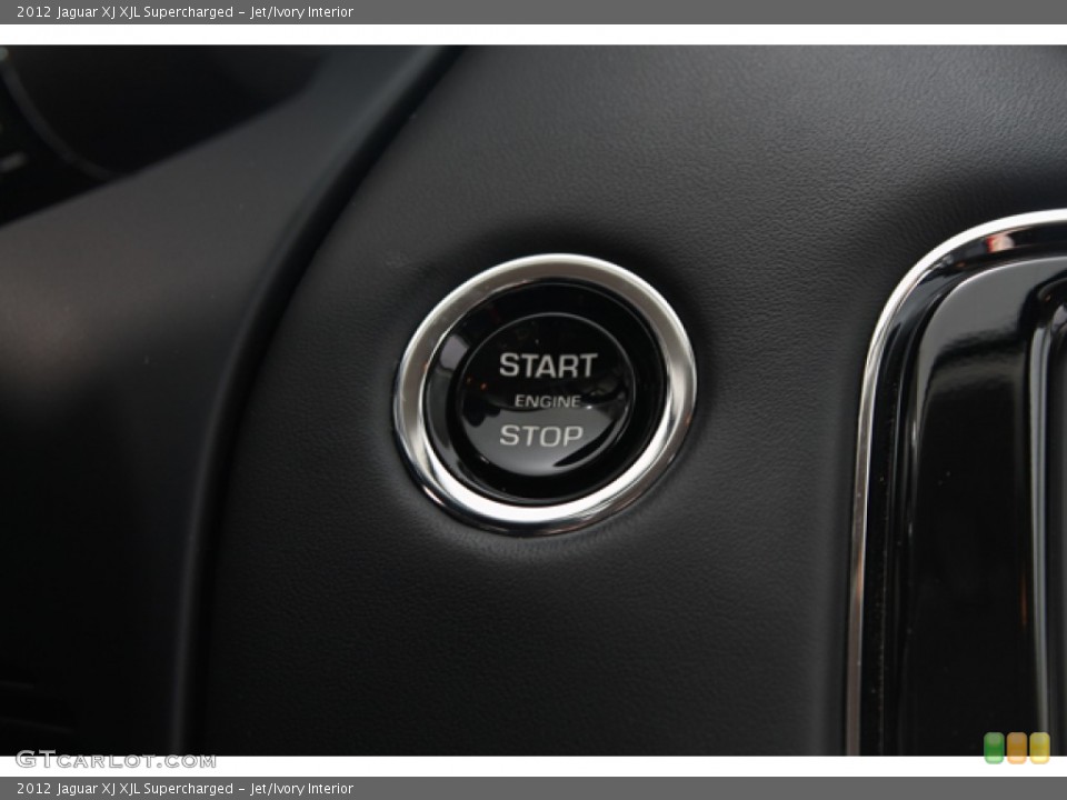 Jet/Ivory Interior Controls for the 2012 Jaguar XJ XJL Supercharged #77063722