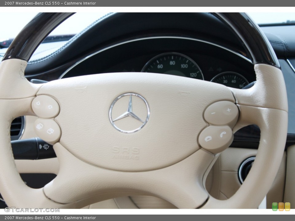 Cashmere Interior Steering Wheel for the 2007 Mercedes-Benz CLS 550 #77064583