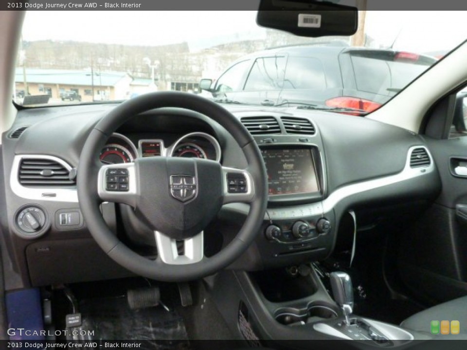 Black Interior Dashboard for the 2013 Dodge Journey Crew AWD #77065171