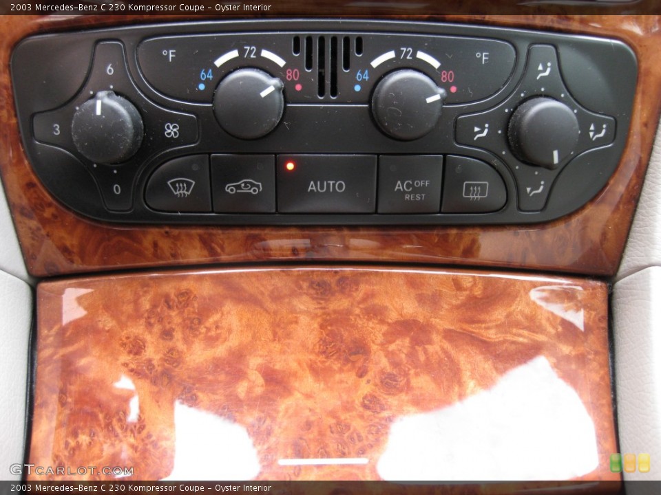 Oyster Interior Controls for the 2003 Mercedes-Benz C 230 Kompressor Coupe #77065734