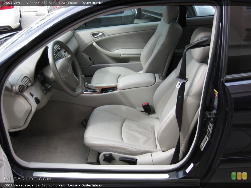Oyster Interior Photo for the 2003 Mercedes-Benz C 230 Kompressor Coupe #77065974