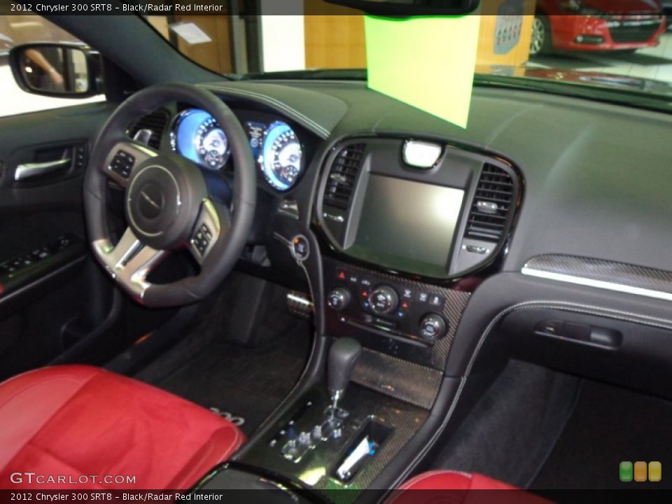Black/Radar Red Interior Dashboard for the 2012 Chrysler 300 SRT8 #77068393
