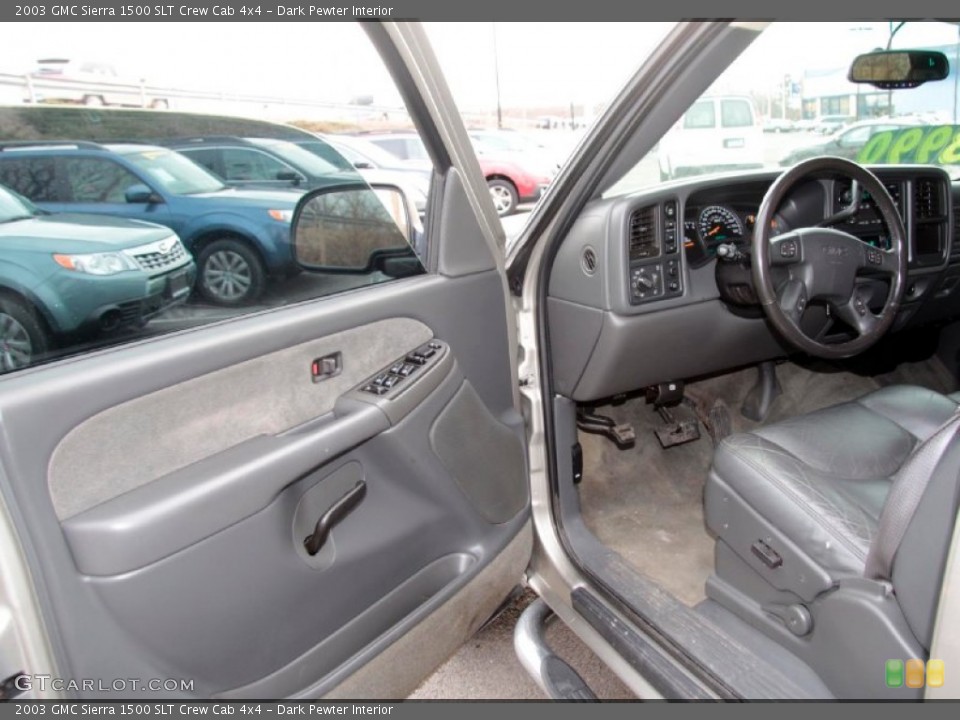 Dark Pewter Interior Photo for the 2003 GMC Sierra 1500 SLT Crew Cab 4x4 #77070513