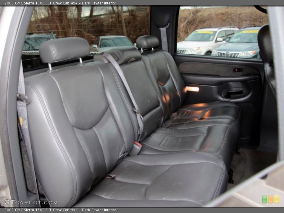 Dark Pewter Interior Rear Seat for the 2003 GMC Sierra 1500 SLT Crew Cab 4x4 #77070552