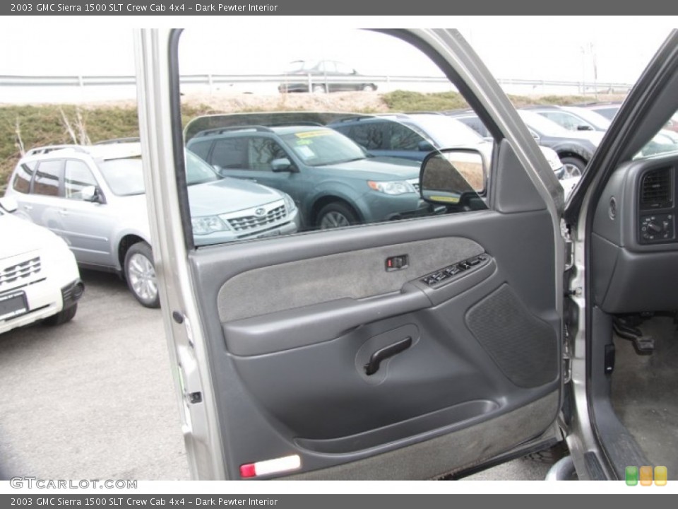 Dark Pewter Interior Door Panel for the 2003 GMC Sierra 1500 SLT Crew Cab 4x4 #77070594