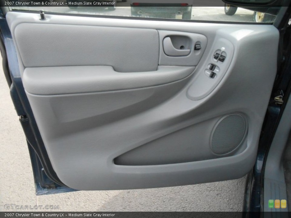 Medium Slate Gray Interior Door Panel for the 2007 Chrysler Town & Country LX #77071575