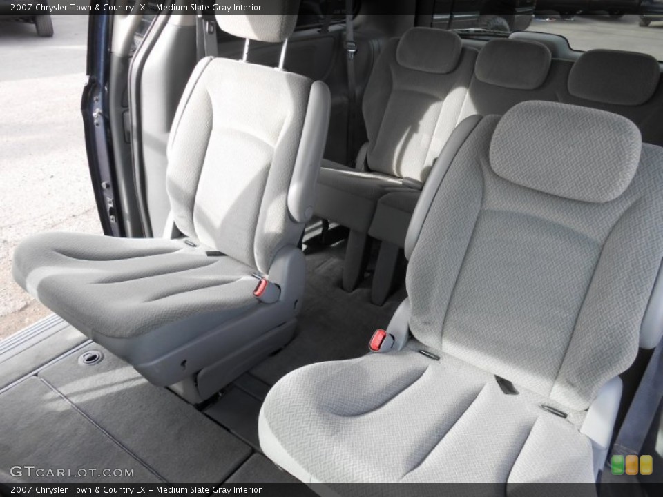 Medium Slate Gray Interior Rear Seat for the 2007 Chrysler Town & Country LX #77071593