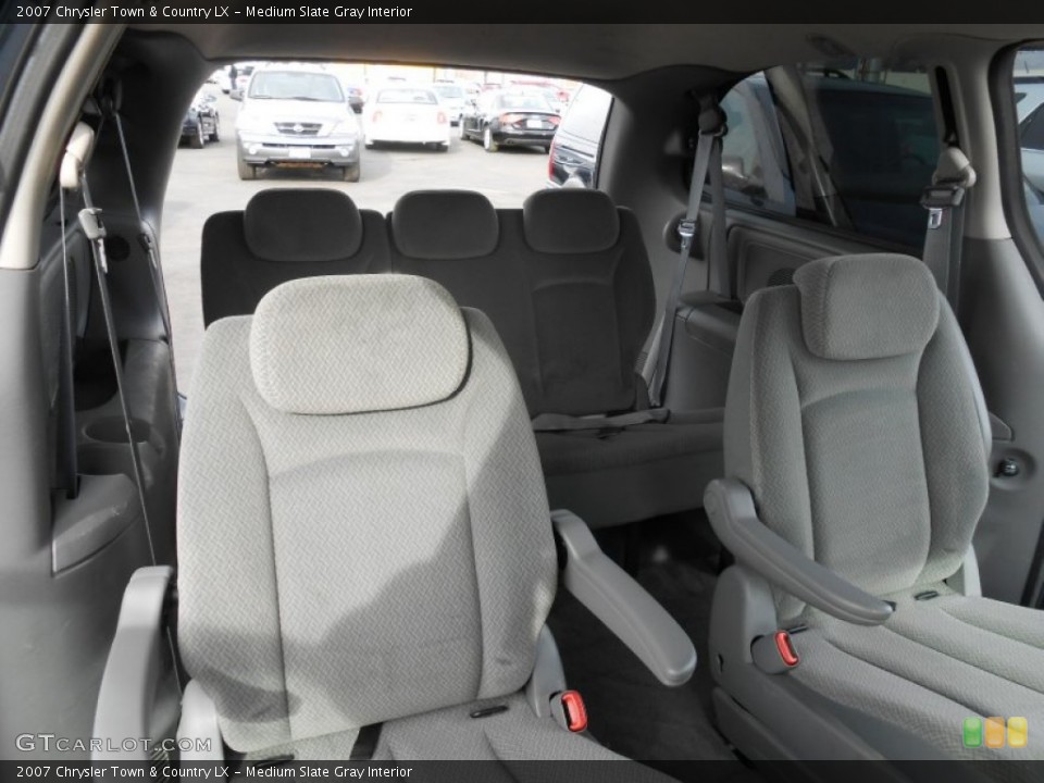Medium Slate Gray Interior Rear Seat for the 2007 Chrysler Town & Country LX #77071674