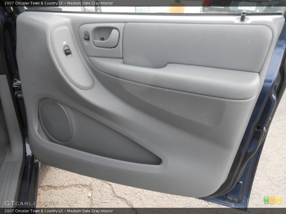 Medium Slate Gray Interior Door Panel for the 2007 Chrysler Town & Country LX #77071689