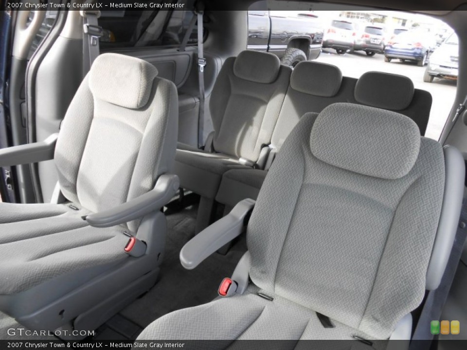 Medium Slate Gray Interior Rear Seat for the 2007 Chrysler Town & Country LX #77071722