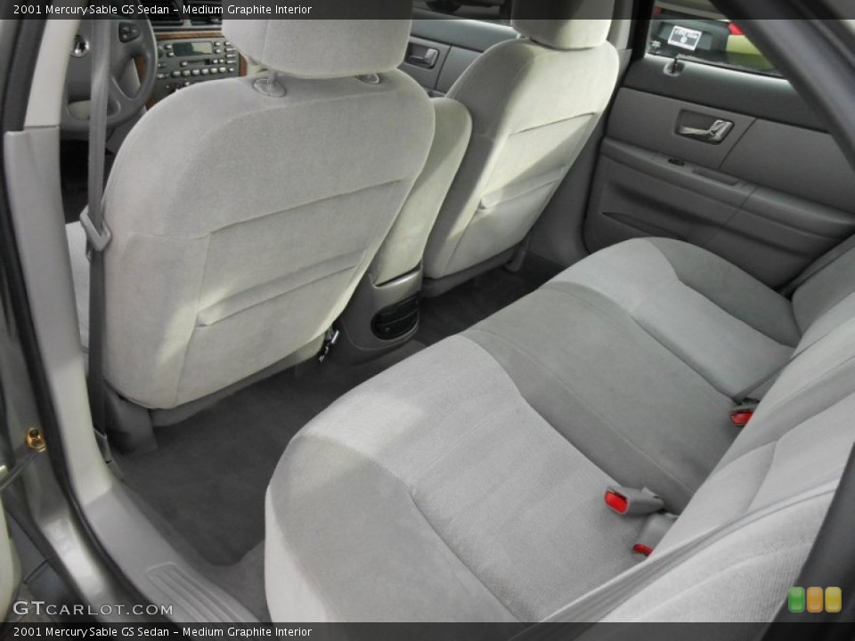 Medium Graphite Interior Rear Seat for the 2001 Mercury Sable GS Sedan #77072184