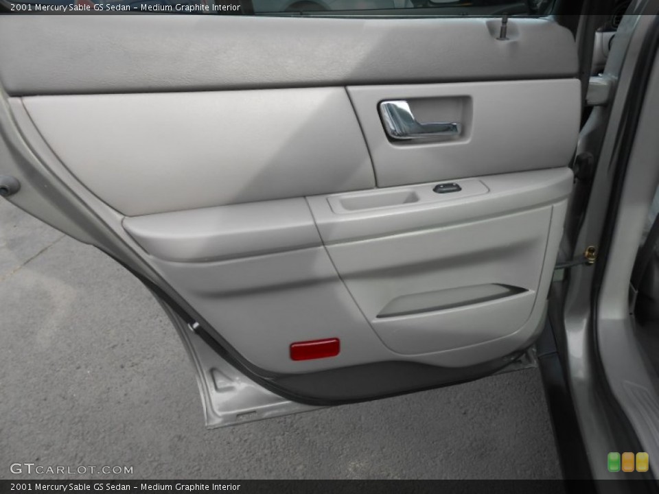 Medium Graphite Interior Door Panel for the 2001 Mercury Sable GS Sedan #77072205