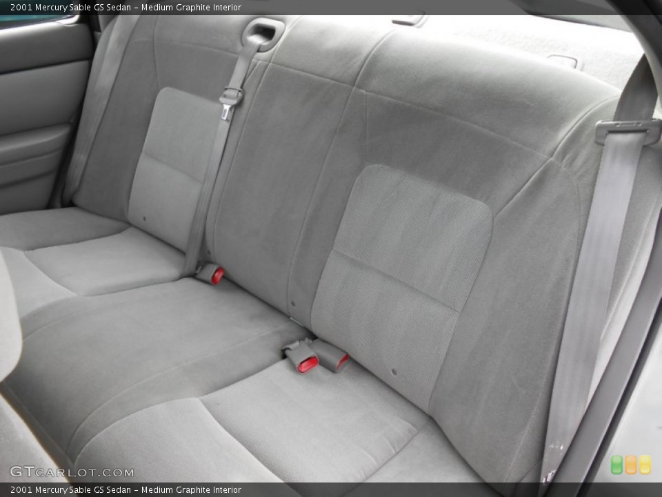 Medium Graphite Interior Rear Seat for the 2001 Mercury Sable GS Sedan #77072223