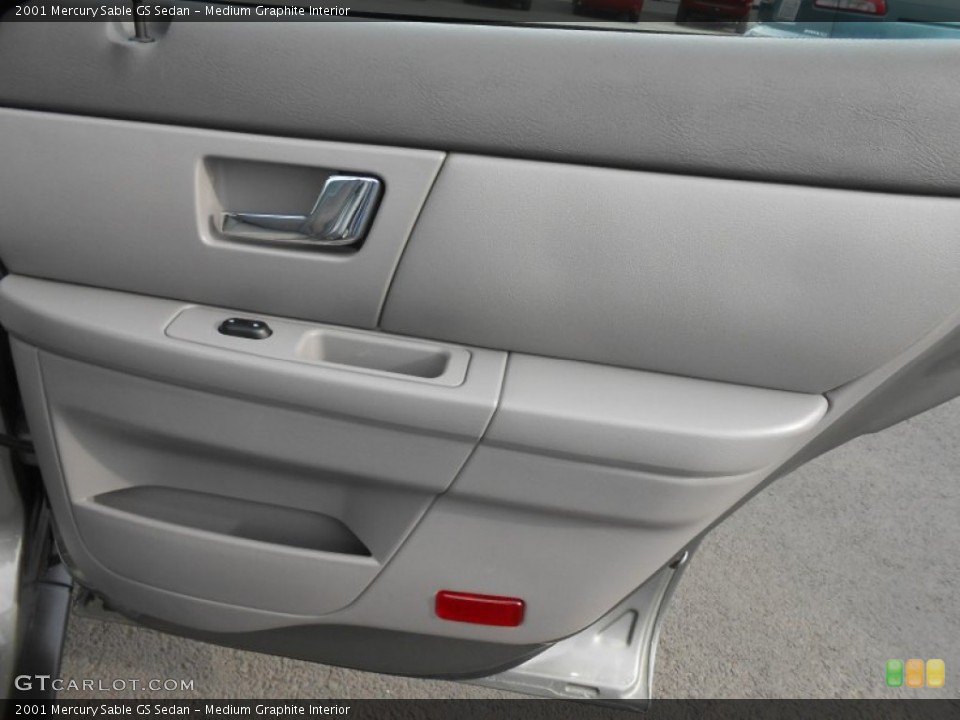 Medium Graphite Interior Door Panel for the 2001 Mercury Sable GS Sedan #77072251