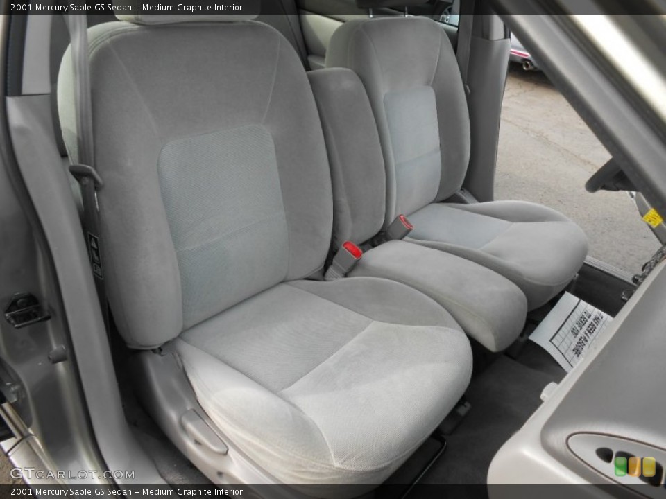 Medium Graphite Interior Front Seat for the 2001 Mercury Sable GS Sedan #77072307