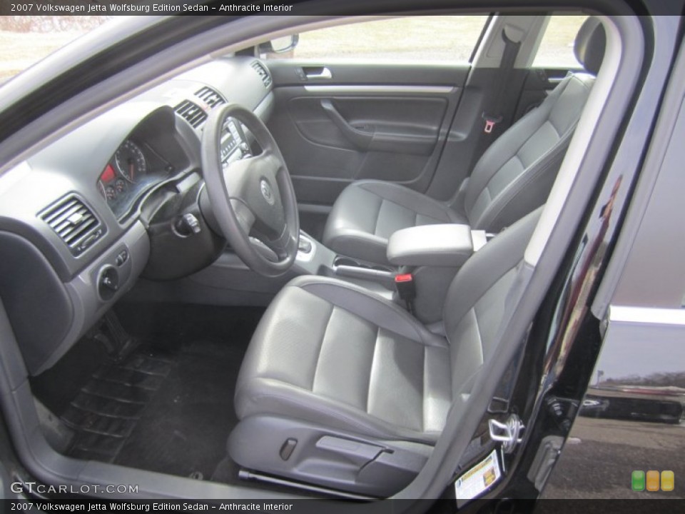 Anthracite Interior Photo for the 2007 Volkswagen Jetta Wolfsburg Edition Sedan #77072361