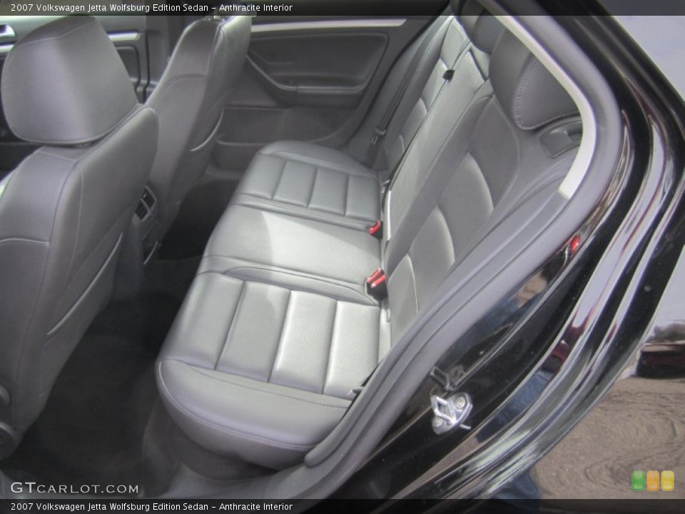 Anthracite Interior Rear Seat for the 2007 Volkswagen Jetta Wolfsburg Edition Sedan #77072409