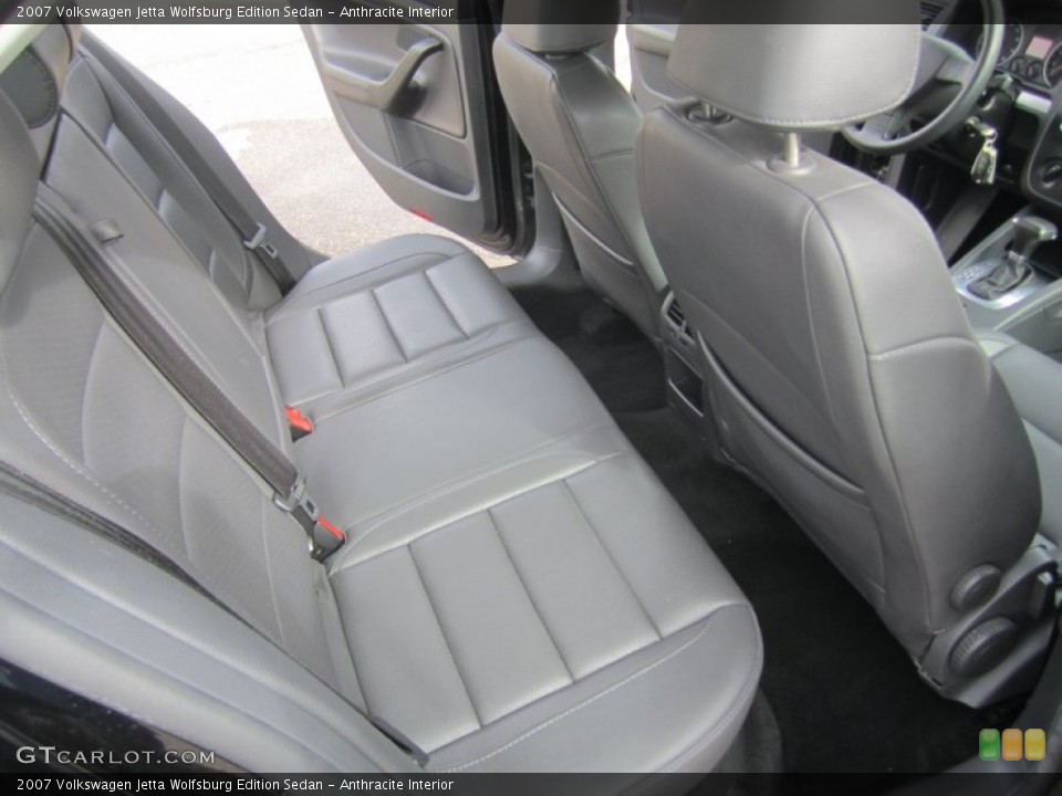 Anthracite Interior Rear Seat for the 2007 Volkswagen Jetta Wolfsburg Edition Sedan #77072466