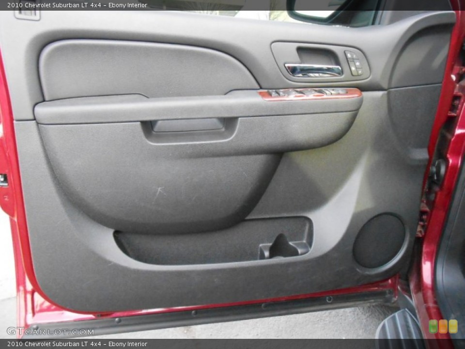 Ebony Interior Door Panel for the 2010 Chevrolet Suburban LT 4x4 #77072703