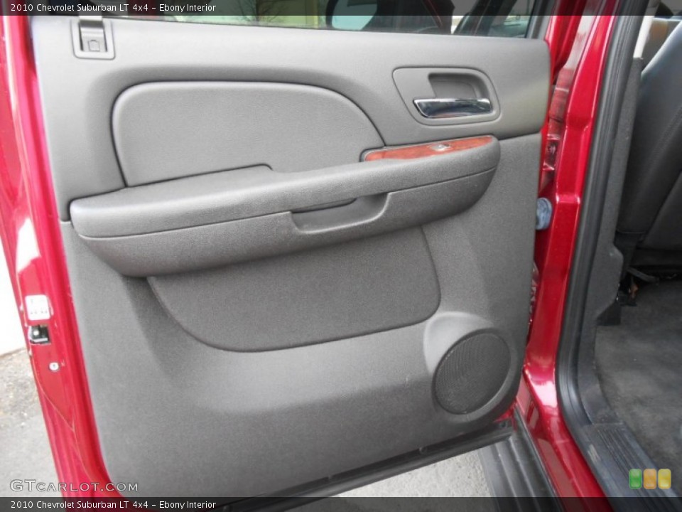 Ebony Interior Door Panel for the 2010 Chevrolet Suburban LT 4x4 #77072748