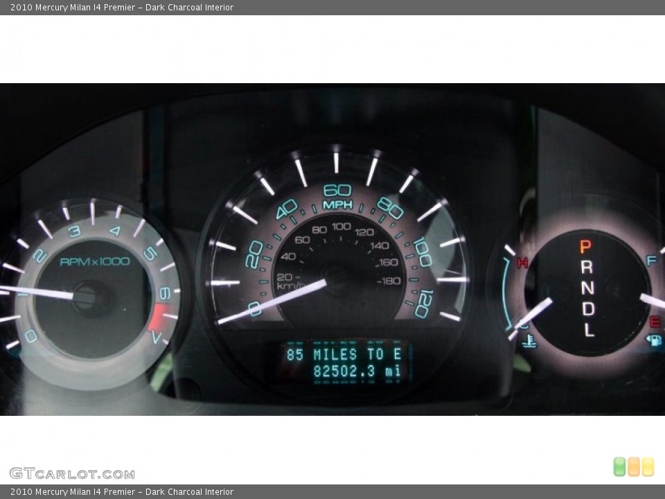 Dark Charcoal Interior Gauges for the 2010 Mercury Milan I4 Premier #77072979