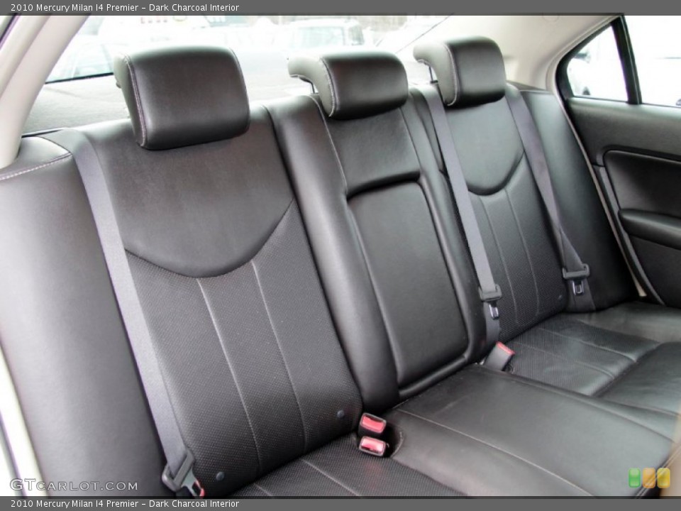 Dark Charcoal Interior Rear Seat for the 2010 Mercury Milan I4 Premier #77072994